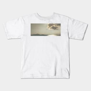 Lemon Grass Gray by the Sea by Suzy Hager Kids T-Shirt